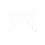 Konstsmide Rideau lumineux à LED Flocons de neige, 41 LED, 1.4 m, extérieur