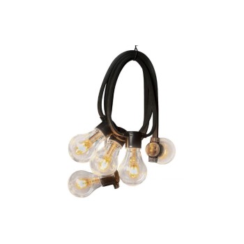Konstsmide SOLAR-Lichterkette klar, 10x LED bernsteinfarbe, with Fernbedienung