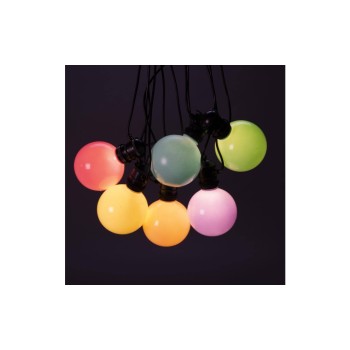 Konstsmide Lichterkette Globe Change bunt, 10x LED pastellfarb, solar, with Fernbedie Konstsmide Lichterkette Globe Change bunt, 10x LED pastellfarb, solar, with Fernbedie
