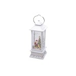 Konstsmide Lanterne LED Père Noël avec chien, 10.5 x 10.5 x 27.5 cm