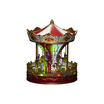 Konstsmide Lumière décorative LED Décor Carrousel avec musique, Multicolore Konstsmide Lumière décorative LED Décor Carrousel avec musique, Multicolore