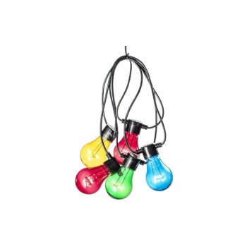 Konstsmide LED Party Lichterkette bunt, 5x LED bunt, exkl. 4x AA, Timer 6h Konstsmide LED Party Lichterkette bunt, 5x LED bunt, exkl. 4x AA, Timer 6h