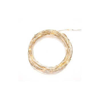 Konstsmide LED Tropfenlichterkette, 100 bernsteinfarbene LED, 3V IP20 Konstsmide LED Tropfenlichterkette, 100 bernsteinfarbene LED, 3V IP20