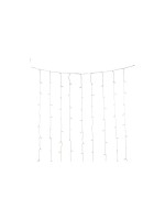 Konstsmide LED Lichtervorhang, gefrostet, 320 ww LED 6,4W, IP55