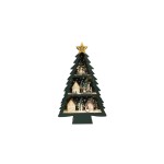 Konstsmide Silhouette en bois LED Arbre 55 cm x 33 cm