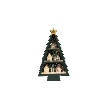 Konstsmide Silhouette en bois LED Arbre 55 cm x 33 cm Konstsmide Silhouette en bois LED Arbre 55 cm x 33 cm
