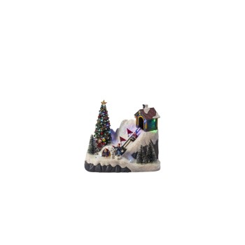 Konstsmide Décor LED Piste de luge avec musique 18.5 cm x 21.5 cm Konstsmide Décor LED Piste de luge avec musique 18.5 cm x 21.5 cm