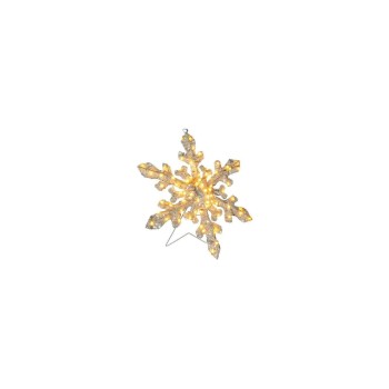 Konstsmide Flocon de neige LED 70 diodes de couleur ambre Konstsmide Flocon de neige LED 70 diodes de couleur ambre