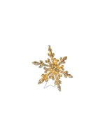 Konstsmide Flocon de neige LED 150 diodes de couleur ambre