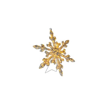 Konstsmide Flocon de neige LED 150 diodes de couleur ambre Konstsmide Flocon de neige LED 150 diodes de couleur ambre