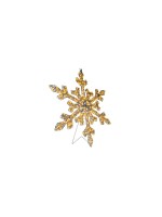 Konstsmide Flocon de neige LED 200 diodes de couleur ambre