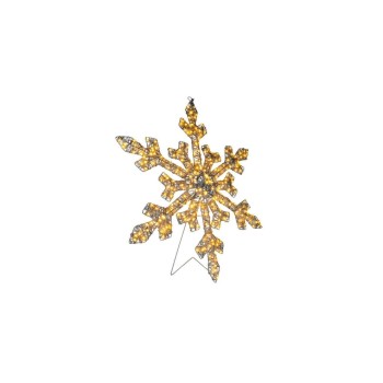Konstsmide Flocon de neige LED 200 diodes de couleur ambre Konstsmide Flocon de neige LED 200 diodes de couleur ambre