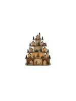 Konstsmide Village de Noël LED 19 diodes blanc chaud, minuterie de 6 h