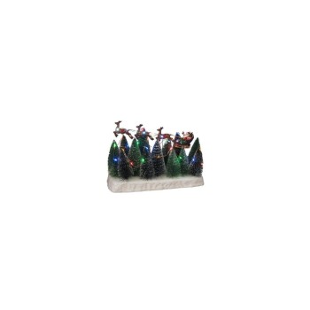 Konstsmide Weihnachtsschlitten über Wald, LED Szenerie, 1.5V, Innen Konstsmide Weihnachtsschlitten über Wald, LED Szenerie, 1.5V, Innen