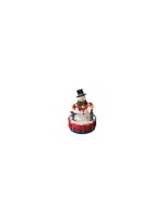 Konstsmide Schneemann with Wichteln, LED Szenerie, 1.5V, Innen