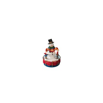Konstsmide Décoration LED « Bonhomme de neige » avec musique et minuterie de 6 h Konstsmide Décoration LED « Bonhomme de neige » avec musique et minuterie de 6 h