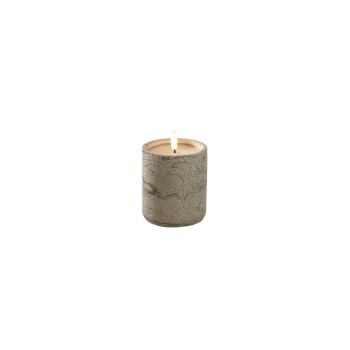 Konstsmide Kerze im Betonoptik, LED, 1.5V, beige, Innen