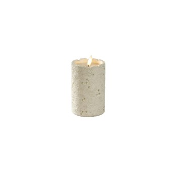 Konstsmide Kerze im Betonoptik, LED, 1.5V, ws, Innen