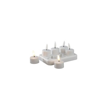 Konstsmide Teelichter, LED, 6er Set Konstsmide Teelichter, LED, 6er Set