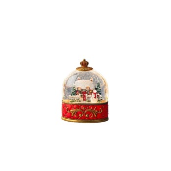 Konstsmide Lanterne à eau LED « Bonhomme de neige et maison » 2 diodes blanc chaud Konstsmide Lanterne à eau LED « Bonhomme de neige et maison » 2 diodes blanc chaud