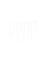 Konstsmide Rideau lumineux LED « pluie de glace » 5 m
