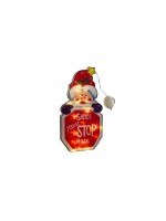 Konstsmide Silhouette du Père Noël en LED pour fenêtre 44,5 x 24 cm