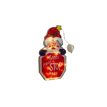 Konstsmide LED Weihnachtsmann, Fenstersihlouette, Kabel ws, IP20 Konstsmide LED Weihnachtsmann, Fenstersihlouette, Kabel ws, IP20
