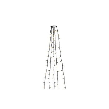 Konstsmide Baummantel LED, 5x50 LED, Indoor, Bernsteinfarben, Kabel dunkelgrün Konstsmide Baummantel LED, 5x50 LED, Indoor, Bernsteinfarben, Kabel dunkelgrün
