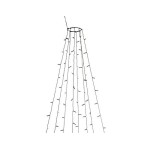 Konstsmide Manteau d'arbre LED avec anneau, 400 LED, 4 m, extérieur