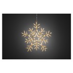 Konstsmide Suspension de fenêtre Ø 58 cm Flocon de neige