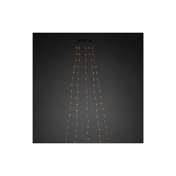 Konstsmide Ensemble de bougies de Noël à LED 3 m Argent, avec 300 LED, Intérieur Konstsmide Ensemble de bougies de Noël à LED 3 m Argent, avec 300 LED, Intérieur