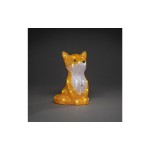 Konstsmide Figurine LED Renard acrylique, 27 cm