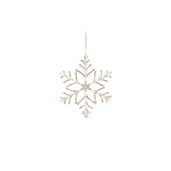 Konstsmide Suspension de fenêtre Flocon de neige en acrylique, Ø 40 cm Konstsmide Suspension de fenêtre Flocon de neige en acrylique, Ø 40 cm