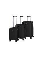 KOOR Koffer 3er Set black , 3-er Set, PP, black 