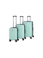 KOOR Set de valises de voyage Manille 3 pièces, menthe
