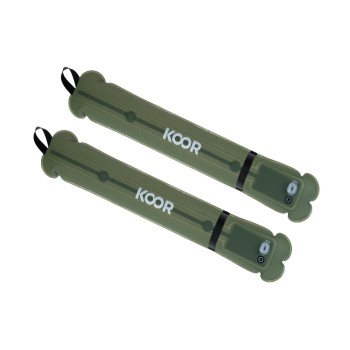 KOOR aufblasbare Campinglampe Tube 2Stk, 2Stk, USB-C, 60x12cm, IP66