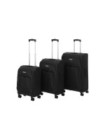 KOOR Stoffkoffer 3er Set black , 38L, 62L & 115L
