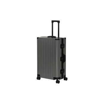 WL Koffer Aluminium grün 90L, 70cm x 47.5cm x 27cm