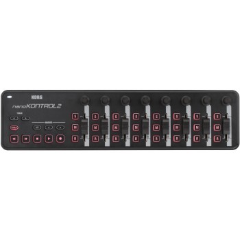 nanoKONTROL 2, black , USB-Controller, 8 Fader, black  nanoKONTROL 2, black , USB-Controller, 8 Fader, black