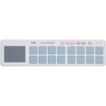 nanoPAD2, USB-Controller, 16 Pads, white, USB-Controller, white nanoPAD2, USB-Controller, 16 Pads, white, USB-Controller, white
