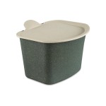 Koziol Seau à compost Bibo 3 l, Gris foncé/Gris