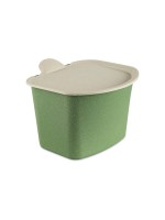 Koziol Recyclingeimer Bibo, 16x20.8x22.5cm, grün, bio-circular