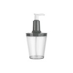 Koziol Distributeur de savon Flow 250 ml, Gris/Transparent