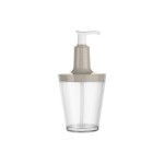 Koziol Distributeur de savon Flow 250 ml, Sabler/Transparent