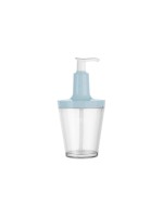 Koziol Distributeur de savon Flow 250 ml, Bleu/Transparent