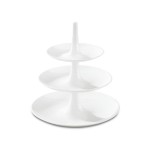 Koziol Etagere BABELL L blanc, Kunststoff, Grösse 31.4x31.4x34cm