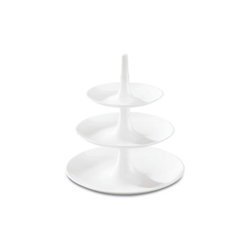 Koziol Etagere BABELL L blanc, Kunststoff, Grösse 31.4x31.4x34cm Koziol Etagere BABELL L blanc, Kunststoff, Grösse 31.4x31.4x34cm