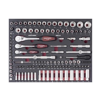 Kraftwerk Jeux de clés à douille avec Ergokraft, 125 pièce(s) Kraftwerk Jeux de clés à douille avec Ergokraft, 125 pièce(s)