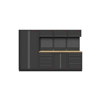 Kraftwerk MOBILIO BLK 4er Kombi, mit Lochwand 2-Türig, Buche Multiplex Kraftwerk MOBILIO BLK 4er Kombi, mit Lochwand 2-Türig, Buche Multiplex