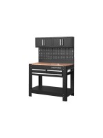 Kraftwerk Établi avec 3 tiroirs + 2 armoires supérieures